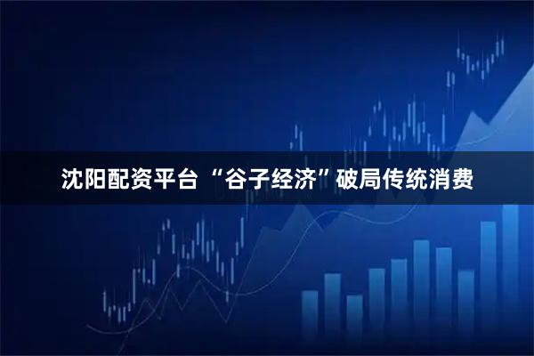 沈阳配资平台 “谷子经济”破局传统消费